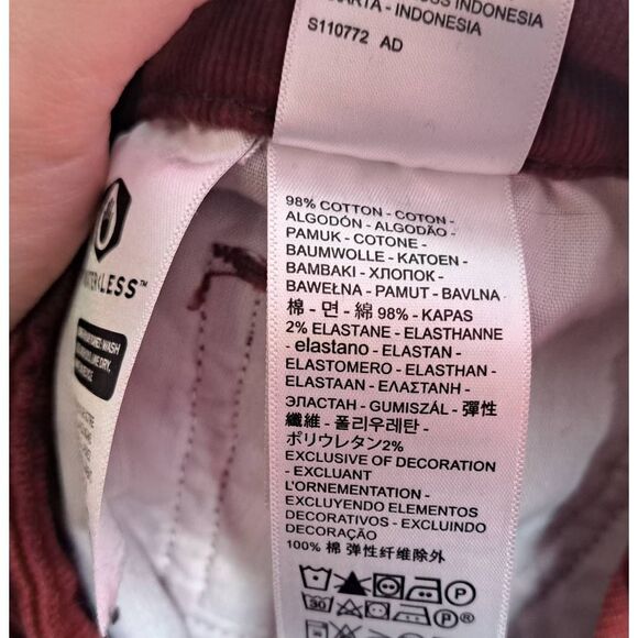 Levi's Women's 725 High Rise Bootcut Corduroy Pants size 30 - Picture 9 of 10